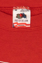 Vintage Red Jefferson Tennis Raglan Sweatshirt (1990s)