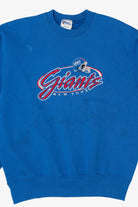 Vintage Distressed Blue NFL New York Giants Sweatshirt (1990s)