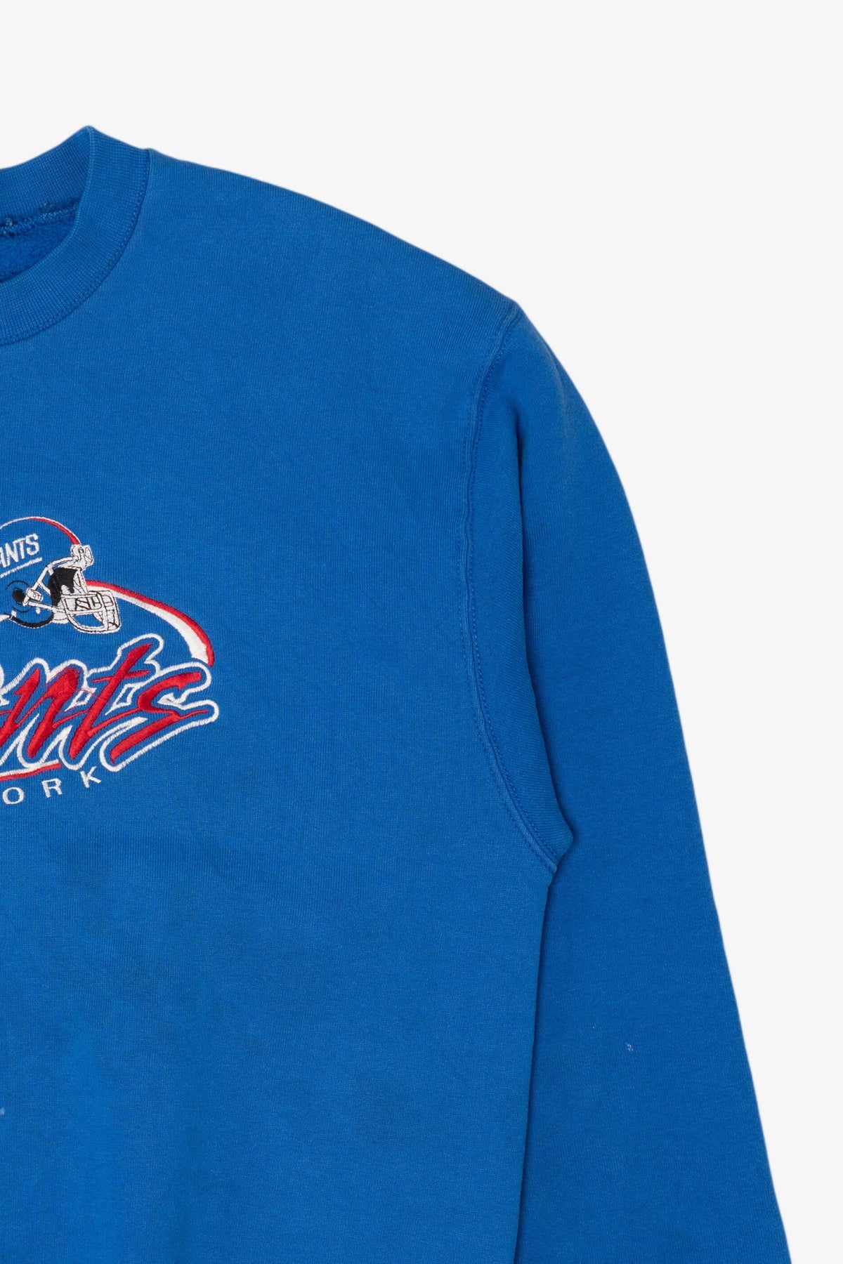 Vintage Distressed Blue NFL New York Giants Sweatshirt (1990s)