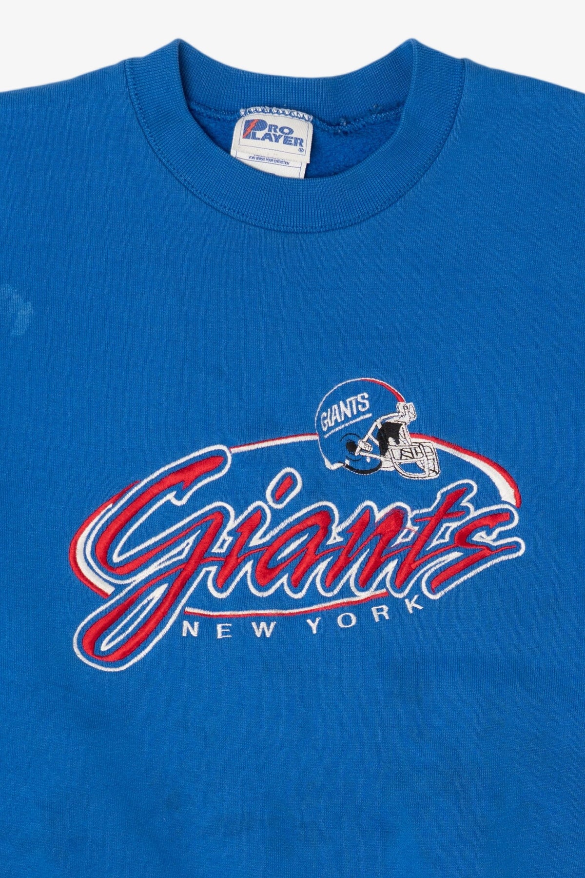Vintage Distressed Blue NFL New York Giants Sweatshirt (1990s)