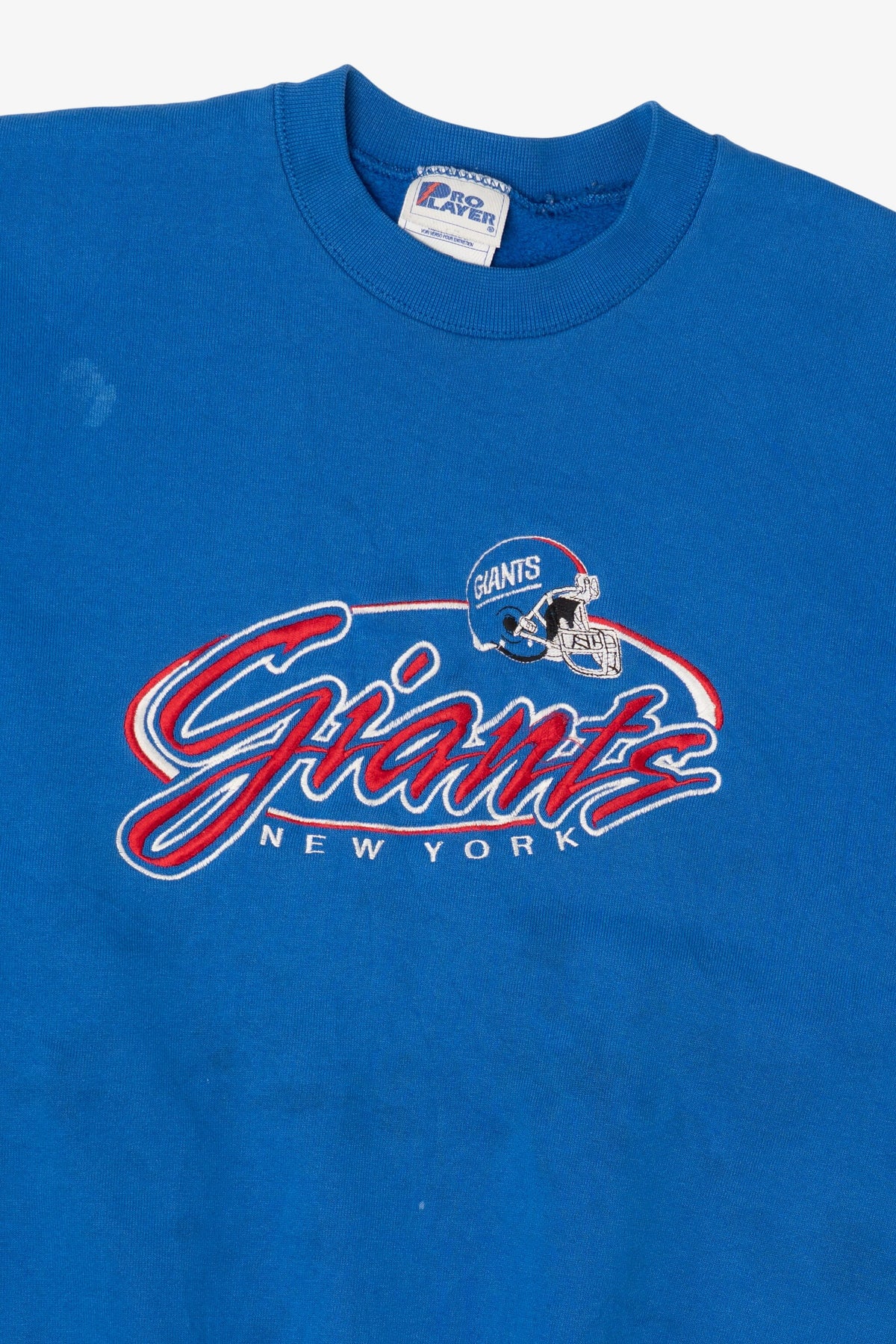 Vintage Distressed Blue NFL New York Giants Sweatshirt (1990s)