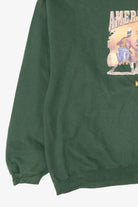 Vintage Green "American Legend" Rodeo Clown New Mexico Sweatshirt (1990s)
