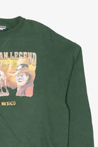 Vintage Green "American Legend" Rodeo Clown New Mexico Sweatshirt (1990s)