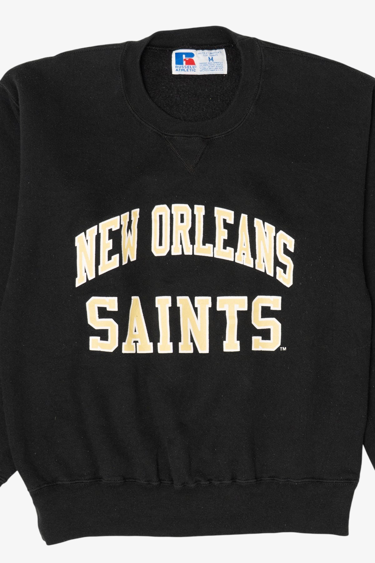 Vintage Black New Orleans Saints NFL Sweatshirt (1990s)