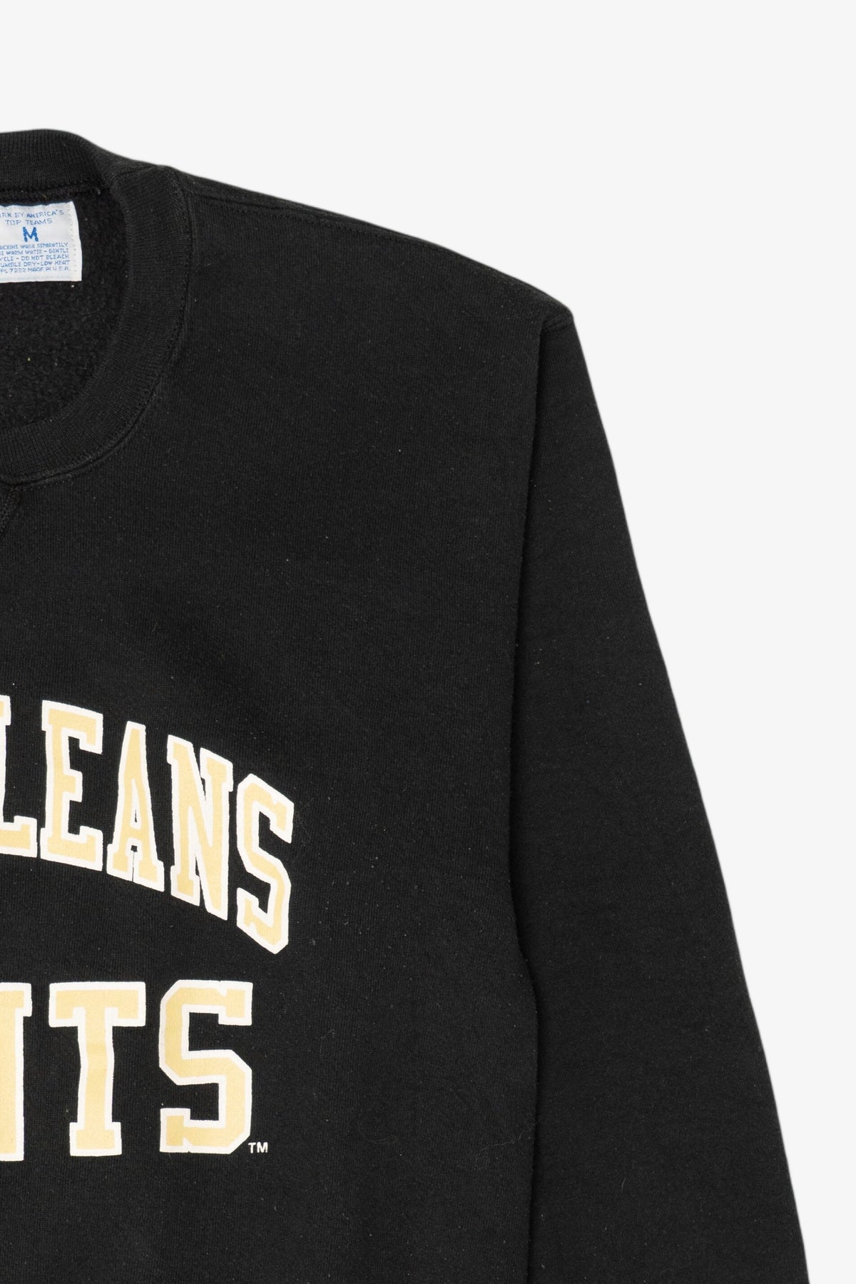 Vintage Black New Orleans Saints NFL Sweatshirt (1990s)