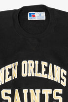 Vintage Black New Orleans Saints NFL Sweatshirt (1990s)