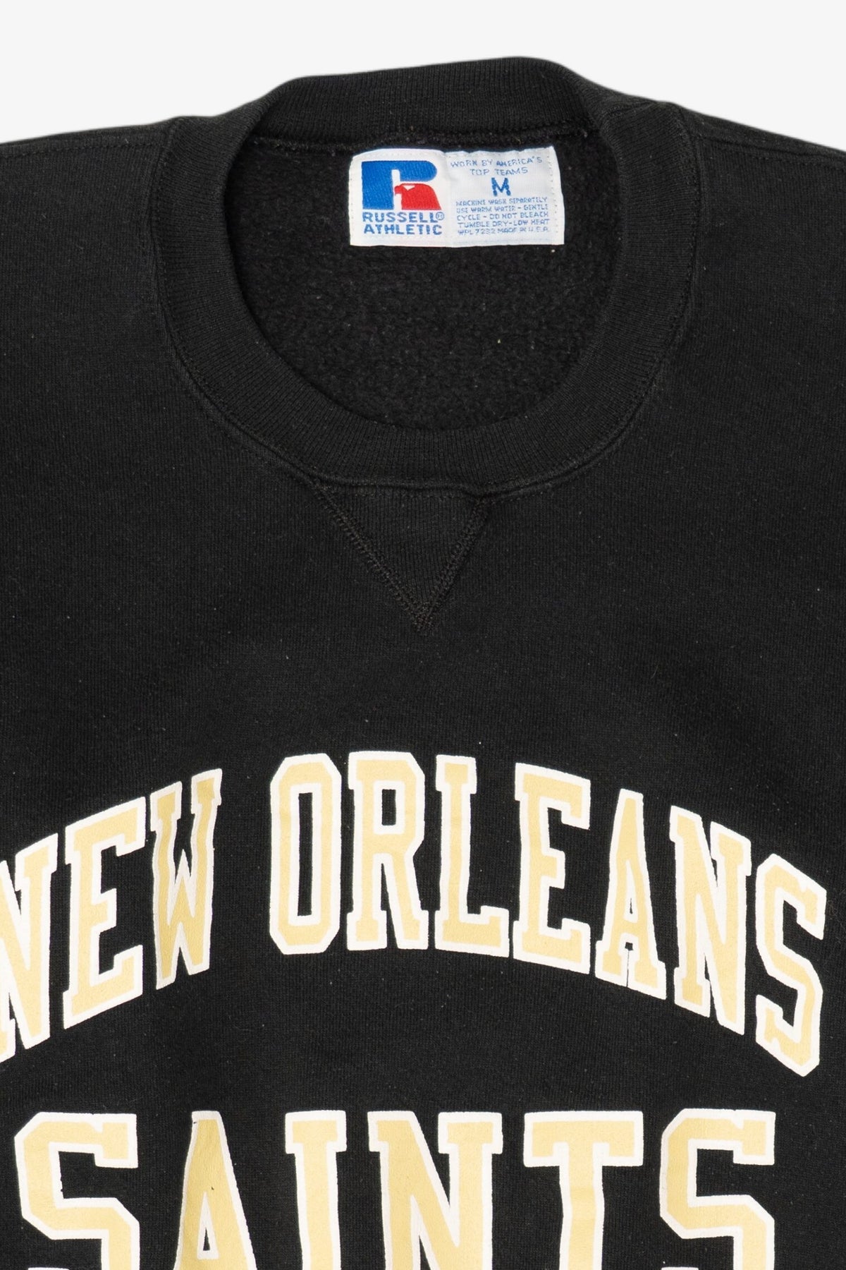 Vintage Black New Orleans Saints NFL Sweatshirt (1990s)