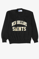 Vintage Black New Orleans Saints NFL Sweatshirt (1990s)