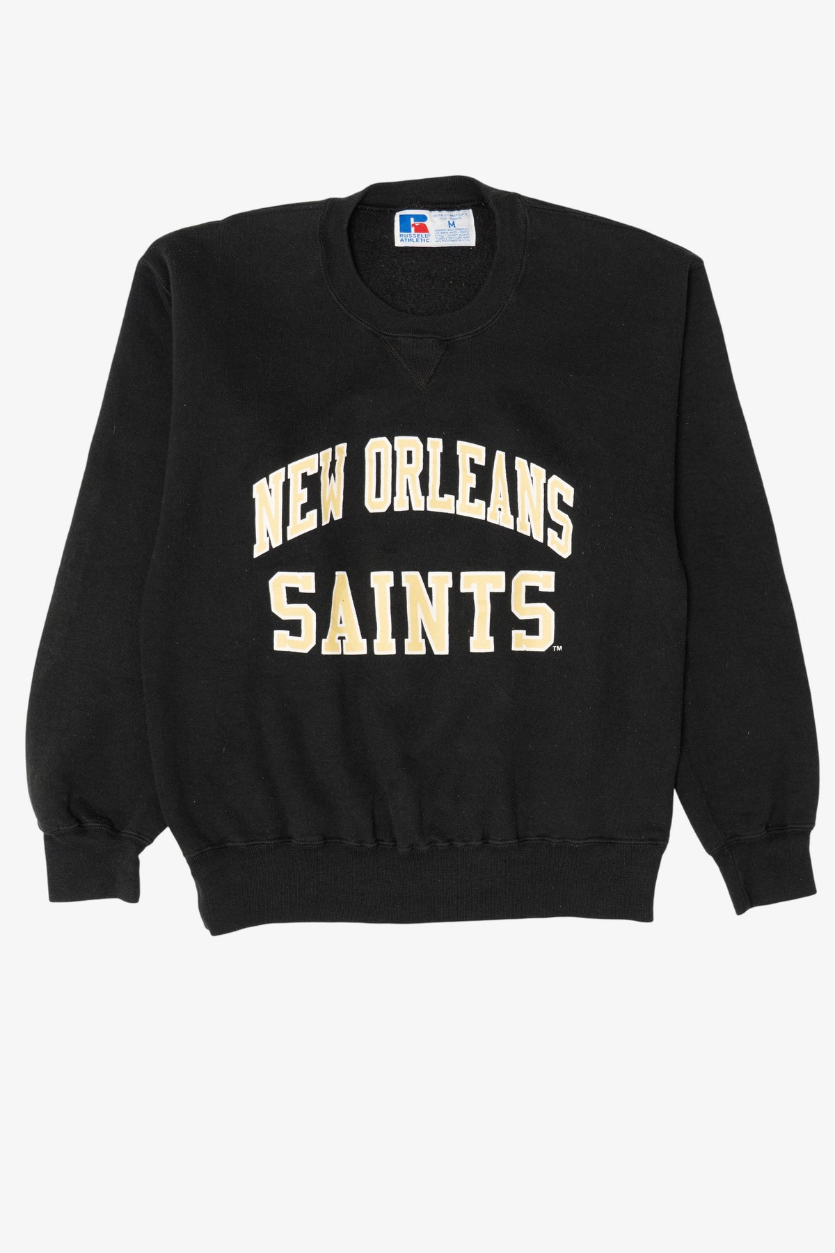 Vintage Black New Orleans Saints NFL Sweatshirt (1990s)