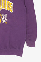 Vintage Purple Los Angeles Lakers Raglan Sweatshirt (1990s)
