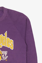 Vintage Purple Los Angeles Lakers Raglan Sweatshirt (1990s)