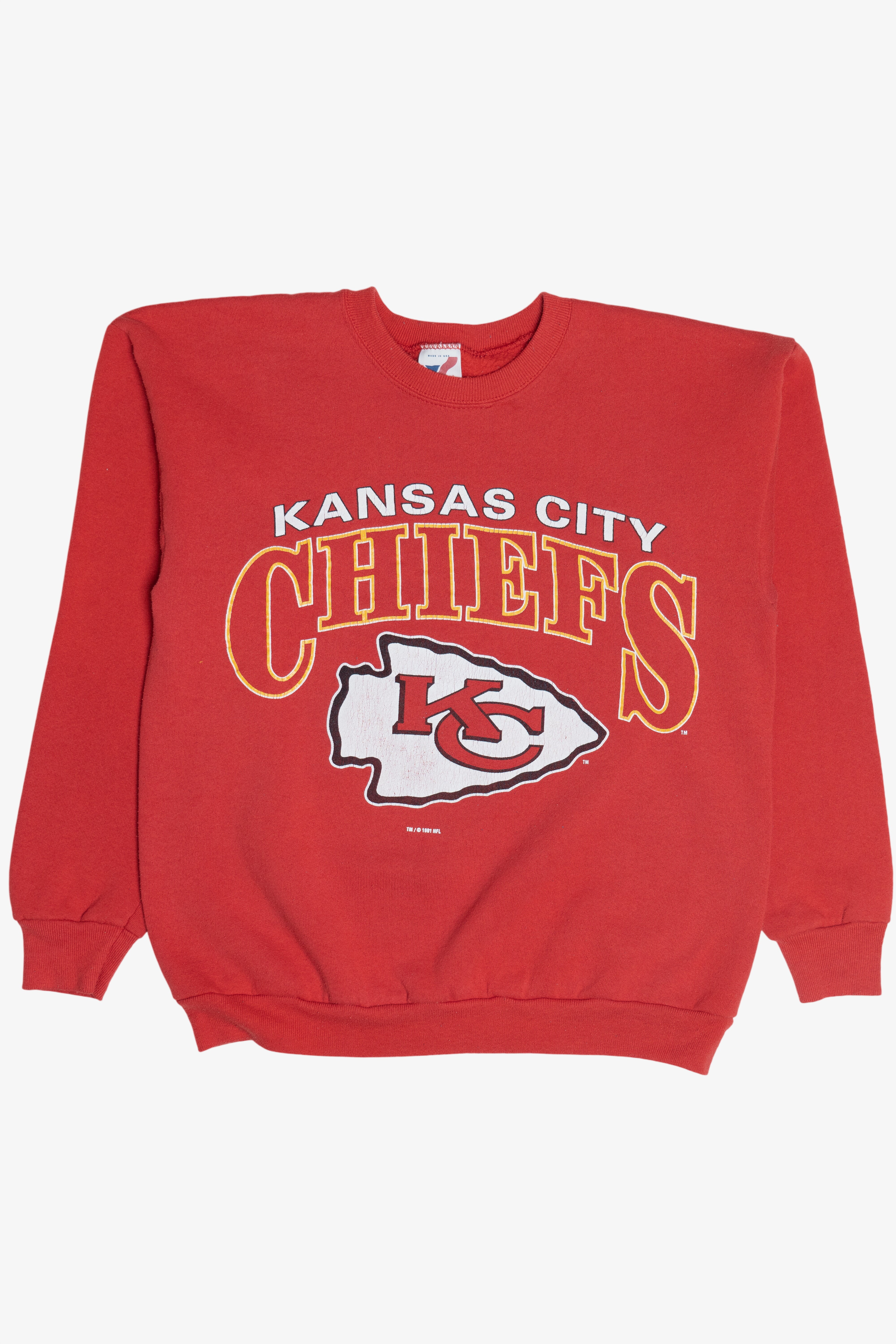 Vintage "Kansas City Chiefs" Football NFL Artex Sweatshirt (1990s)