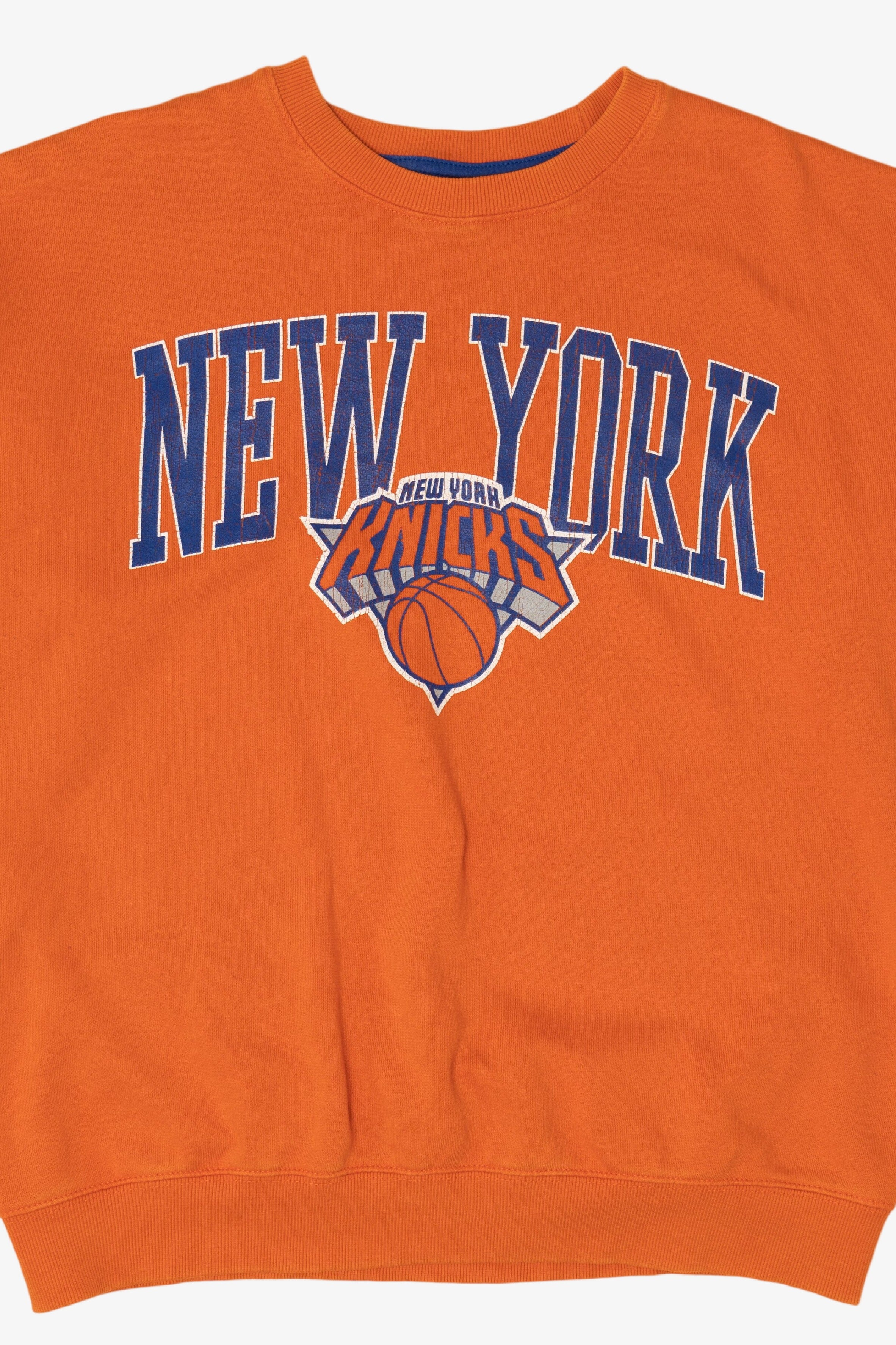 Orange Ultra Game NBA New York Knicks Sweatshirt (2010s)