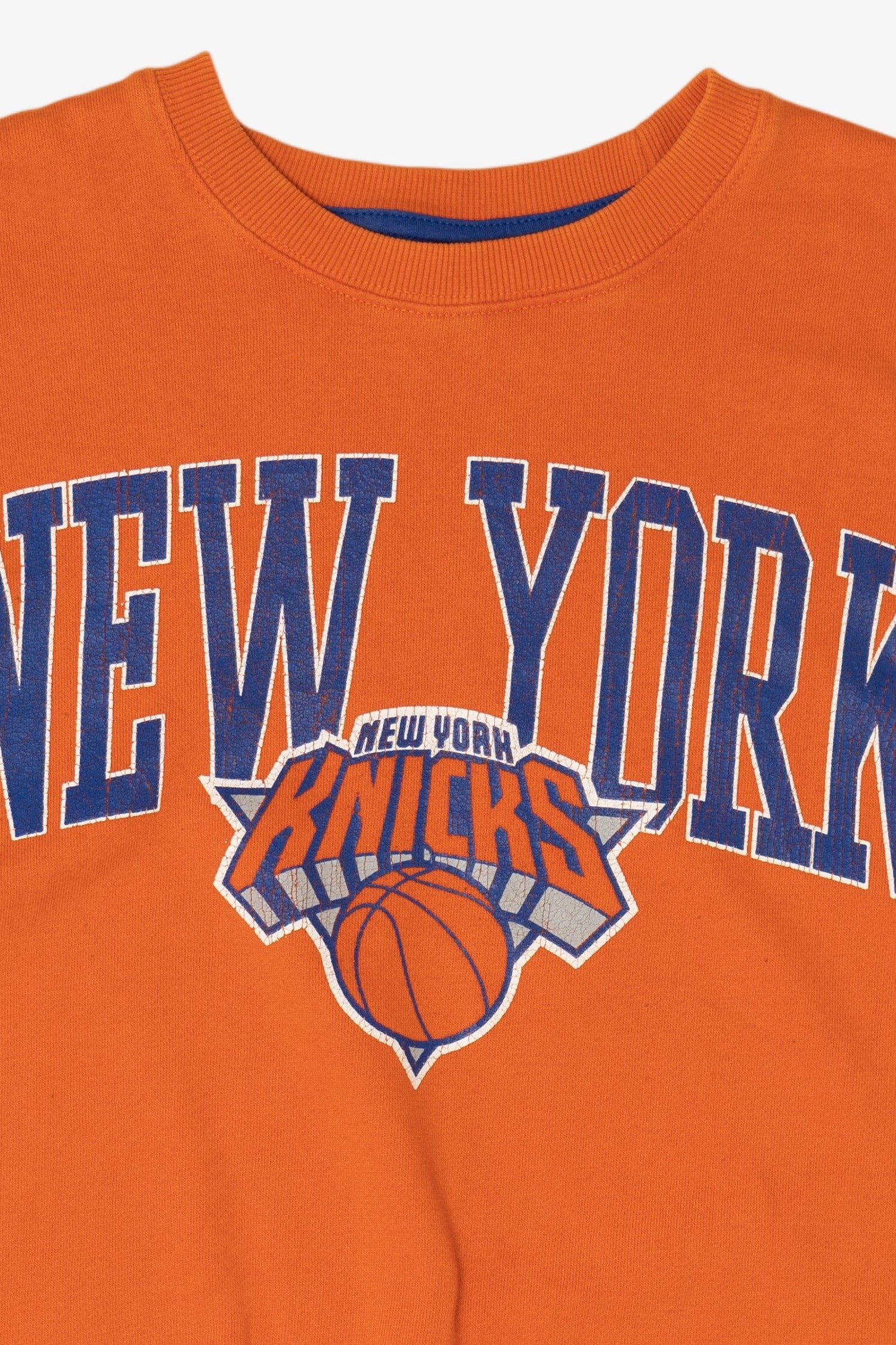 Orange Ultra Game NBA New York Knicks Sweatshirt (2010s)