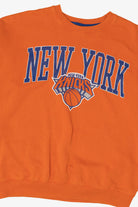 Orange Ultra Game NBA New York Knicks Sweatshirt (2010s)