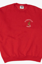 Vintage Red Embroidered Youngsville Eagles Sweatshirt (1990s)
