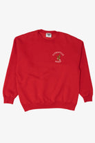 Vintage Red Embroidered Youngsville Eagles Sweatshirt (1990s)