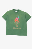 Vintage Green Olympics Centennial Atlanta 1996 T-Shirt (1990s)