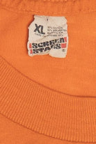 Vintage Distressed Football "Shuffle Bowl Champs" Paper Thin T-Shirt (1980s)