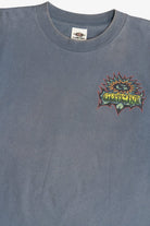 Vintage Distressed "Gotcha" Surf Logo Sun Faded T-Shirt (1990s)