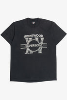 Vintage "Brentwood Superbowl XV" Faded Single Stitch T-Shirt (1990s)