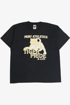 Vintage "Tiger Pride Is Alive" "Peru Athletics" Single Stitch T-Shirt (1990s)