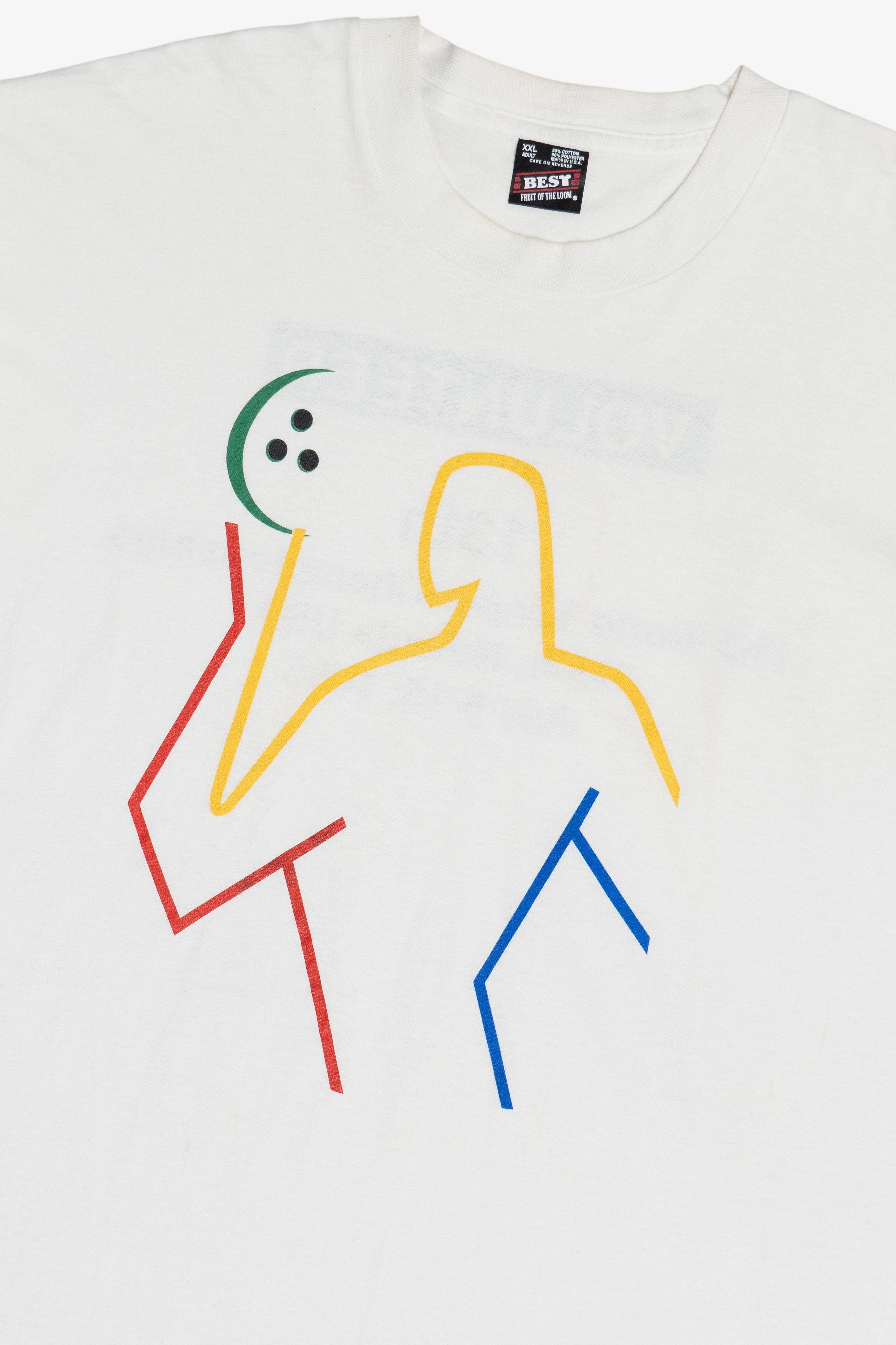 Vintage 1995 World Tenpin Bowling Championships Sports T-Shirt (1990s)
