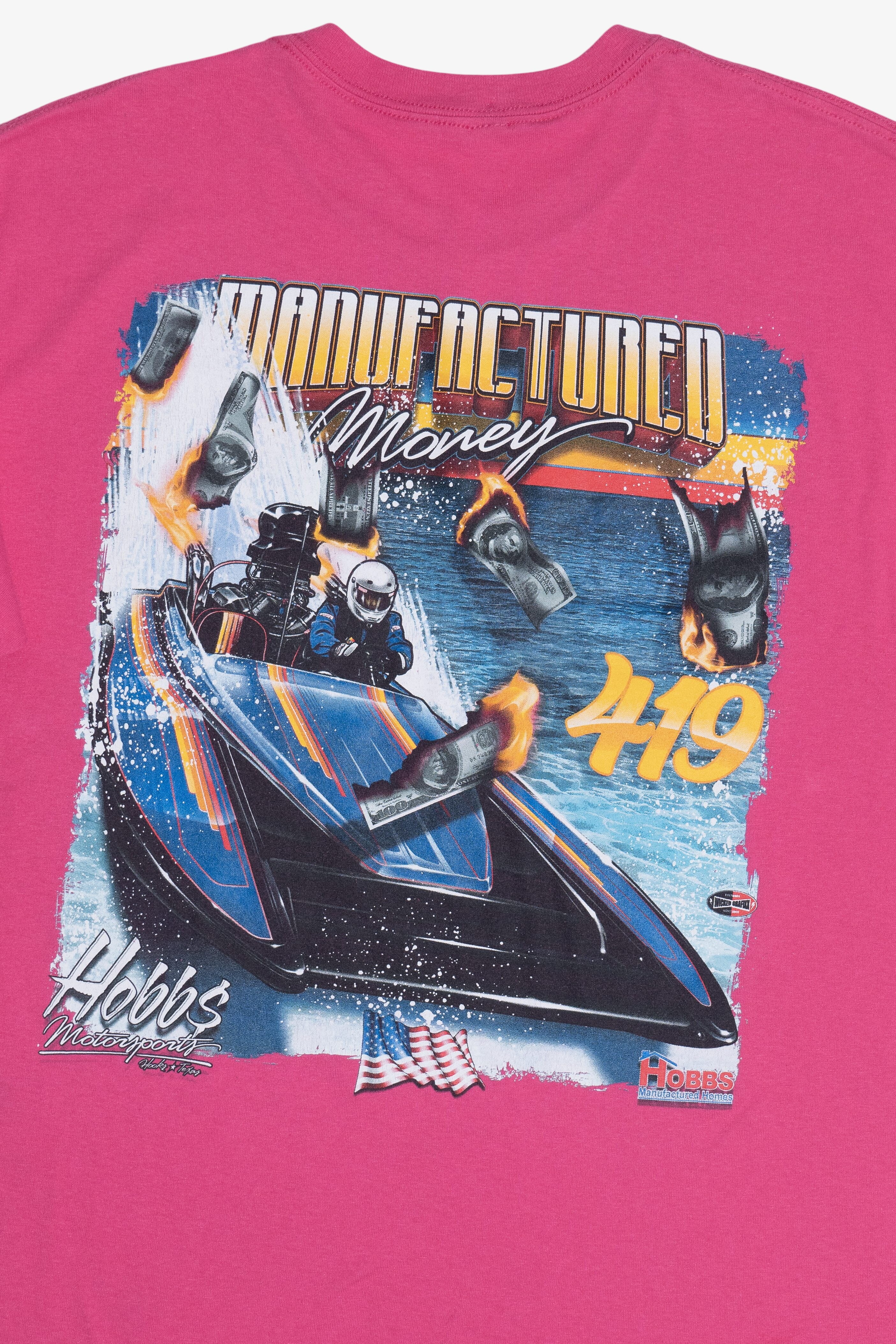Hobb's Motorsports "Manufactured Money" Sports T-Shirt (2010s)
