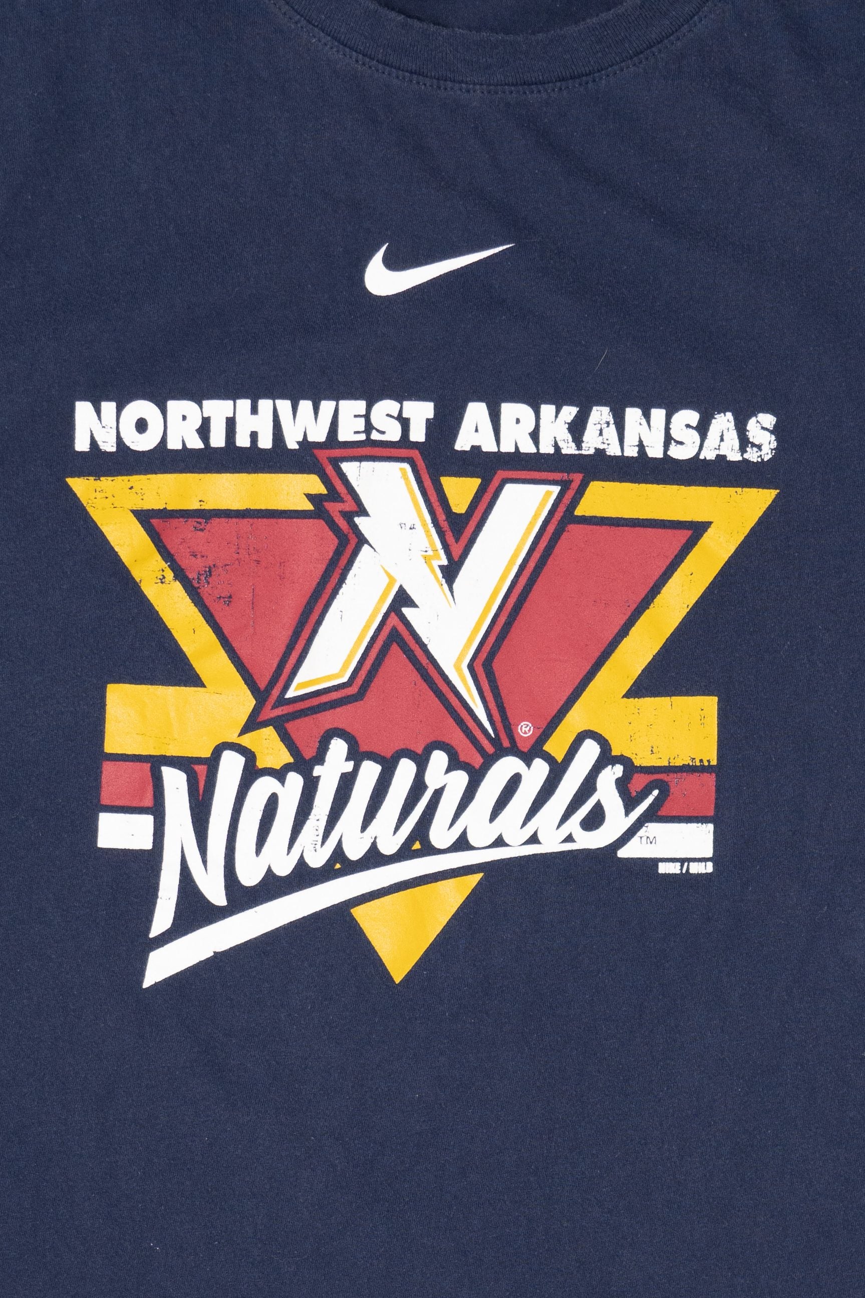 Navy Blue Northwest Arkansas Naturals T-Shirt (2010s)