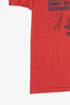 Vintage "Firemans Annual Softball Tournament" Screen Stars T-Shirt (1980s)