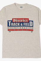 Vintage Light Gray District Track & Field Championships 2005 T-Shirt (2000s)