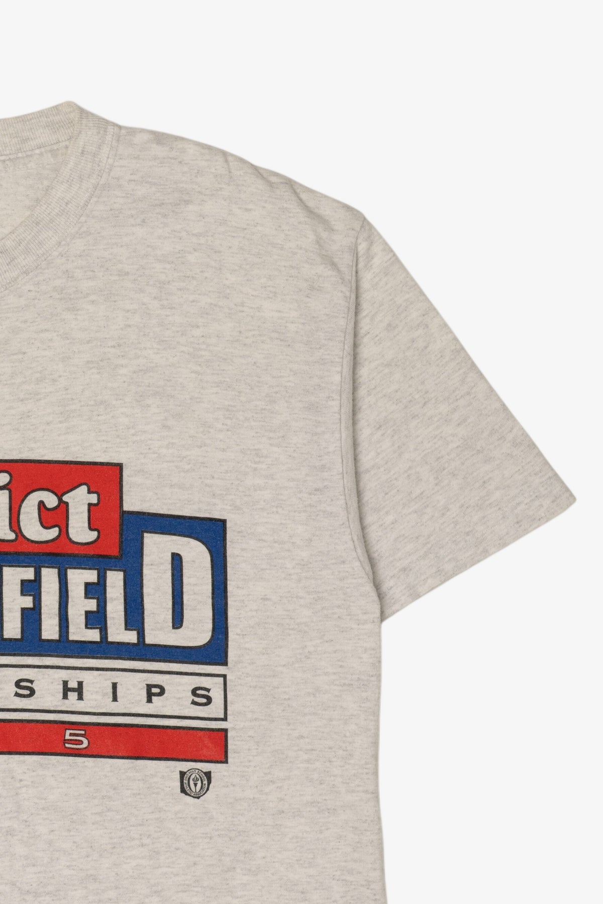 Vintage Light Gray District Track & Field Championships 2005 T-Shirt (2000s)