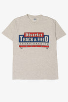 Vintage Light Gray District Track & Field Championships 2005 T-Shirt (2000s)