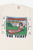 Vintage  Auburn Vs. Alabama "The Ticket" Single Stitch T-Shirt (1980s)