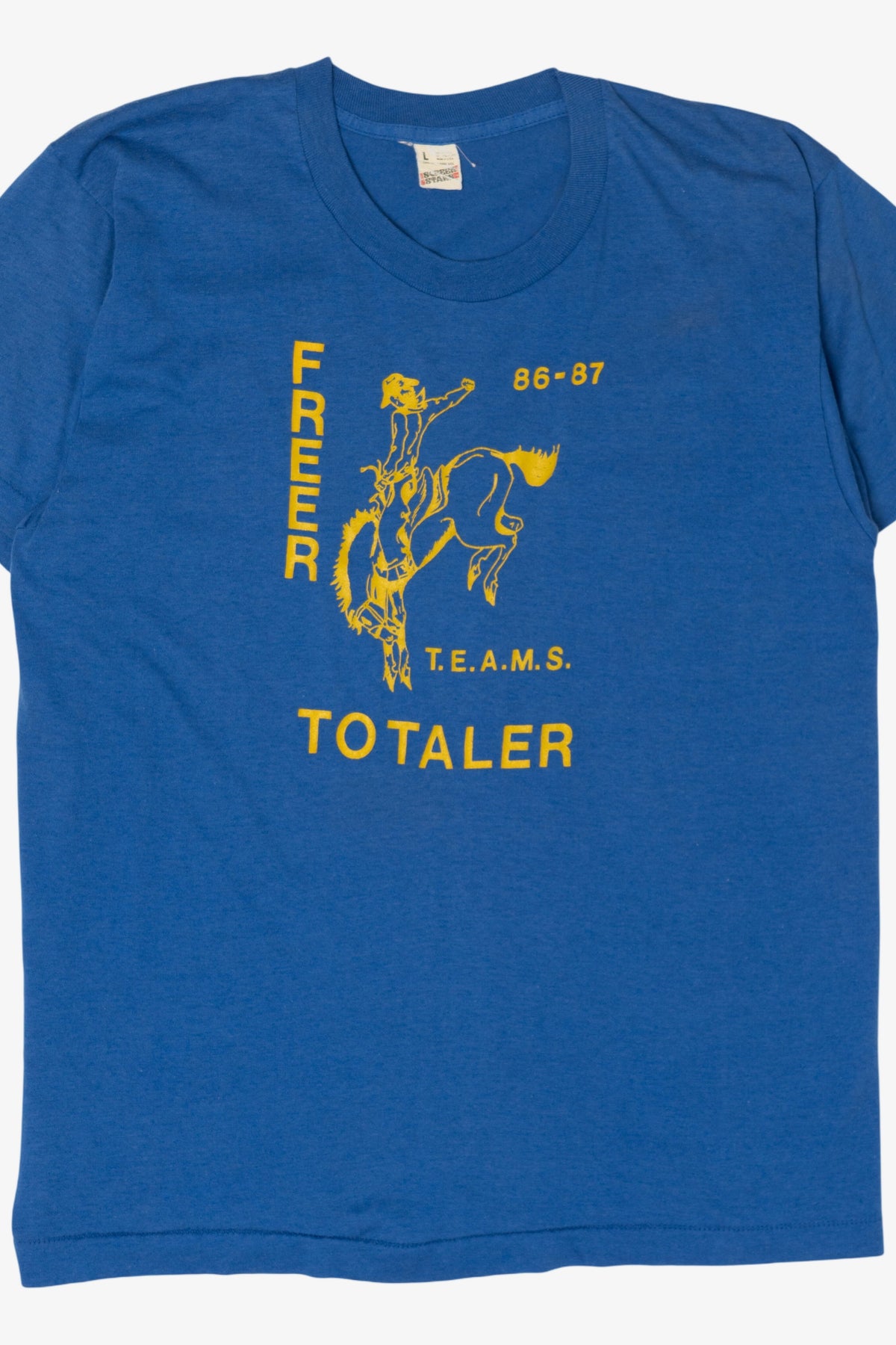 Vintage Freer Totaler T.E.A.M.S Cowboy Single Stitch T-Shirt (1980s)