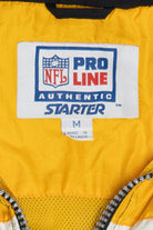 Vintage Pittsburgh Steelers NFL Hideaway Hood Starter Jacket (1990s)