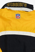 Vintage Pittsburgh Steelers NFL Hideaway Hood Starter Jacket (1990s)