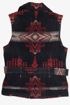 Pendleton Aztec Wool Belted Vest (2010s)