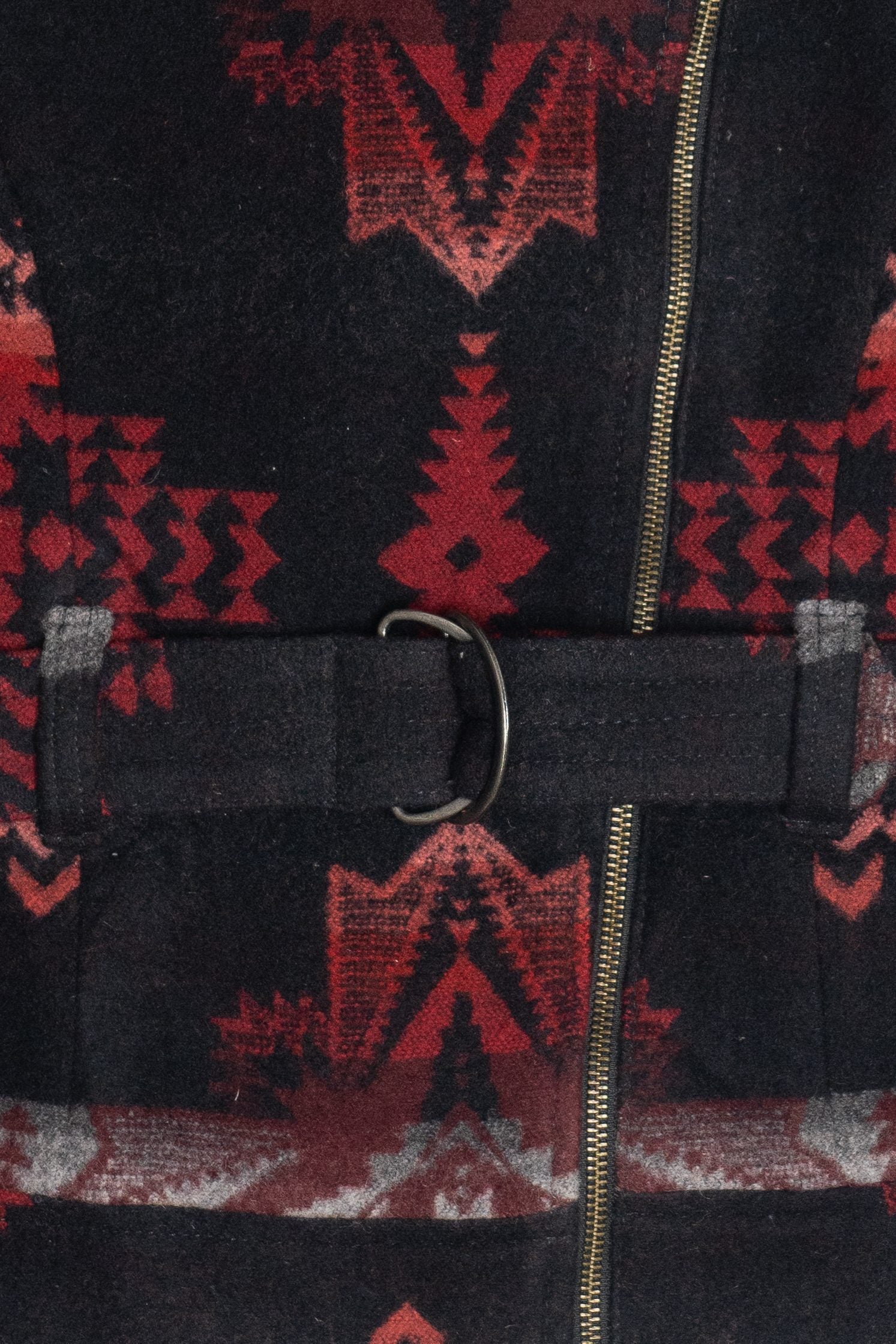 Pendleton Aztec Wool Belted Vest (2010s)