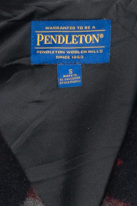Pendleton Aztec Wool Belted Vest (2010s)
