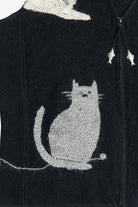 Vintage Cats Wool Sweater Vest (2000s)
