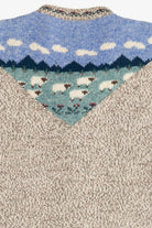 Vintage Blueberry Woolens Cows & Sheep Farm Motifs Sweater Vest (1980s)