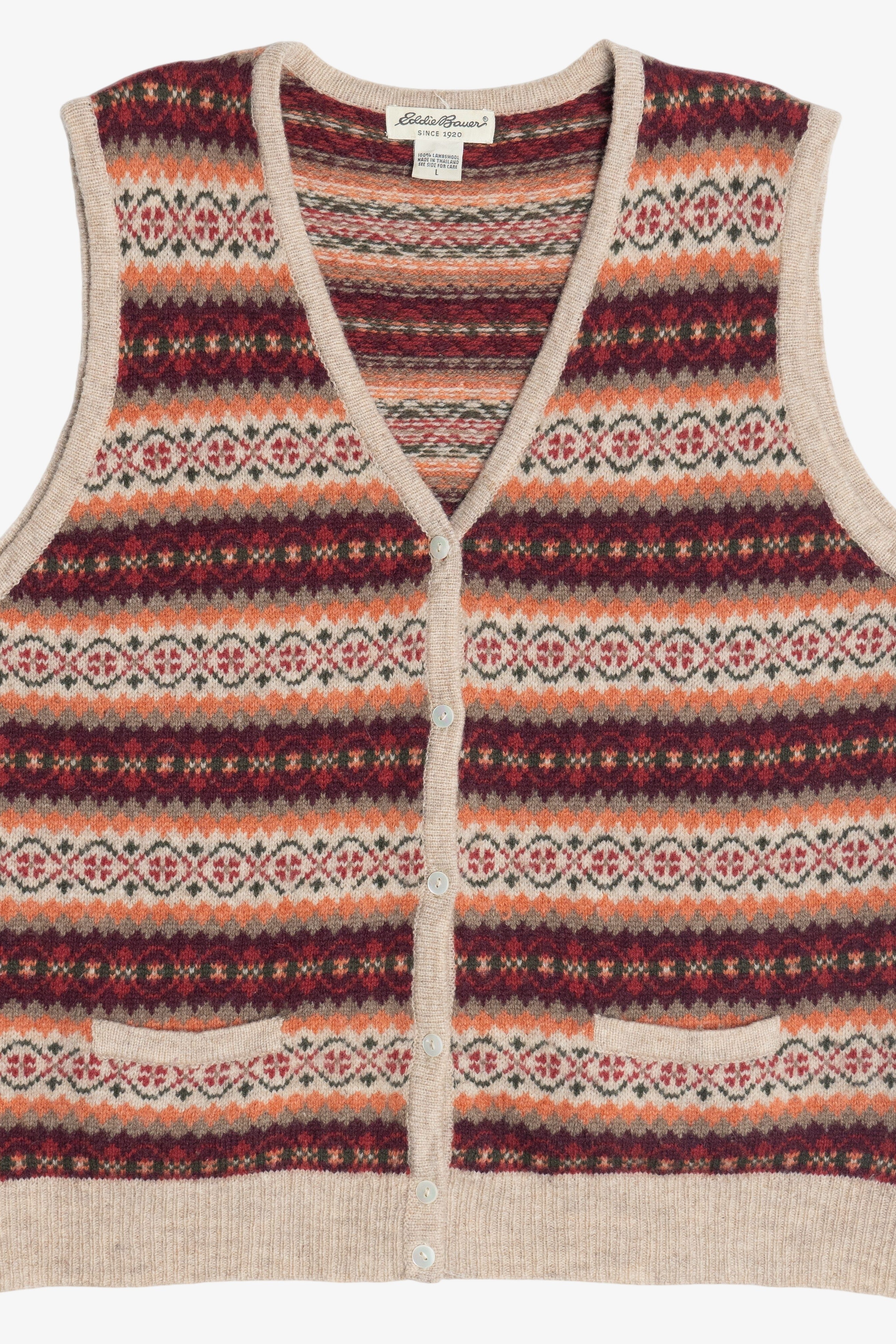 Eddie Bauer Lambswool Sweater Vest (2000s)