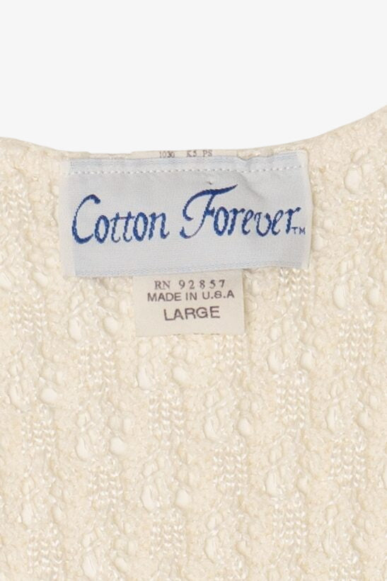 Vintage Cotton Forever Knit Vest (1990s)