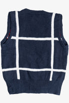 Vintage Skyr Sportswear Flower Grid Sweater Vest (1980s)