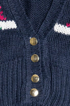 Vintage Skyr Sportswear Flower Grid Sweater Vest (1980s)