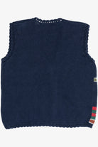 Vintage Hand Knit Fall Seasons Teachers Vest (1990s)