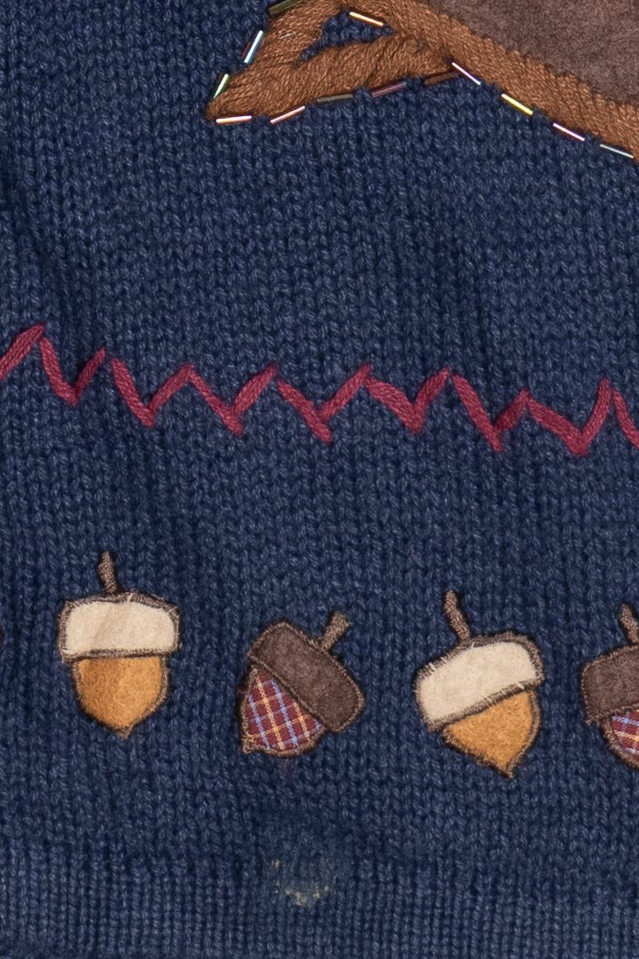 Vintage Scarecrow Fall On The Farm Sweater Vest (1990s)