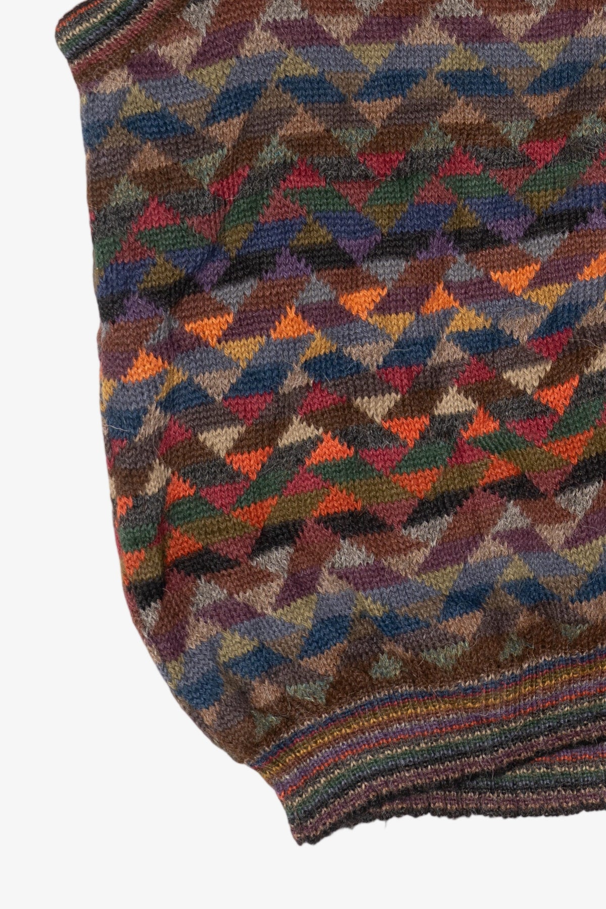 Vintage Galeria Latina Geometric Zig Zag Pattern Vest (1990s)