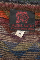 Vintage Galeria Latina Geometric Zig Zag Pattern Vest (1990s)